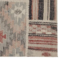 Great Zero Giles Ivory & Blue 3' x 5' Accent Rug