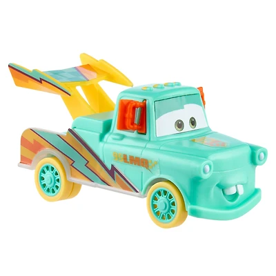 Disney and Pixar Cars 1:55 Scale Toy Vehicle with Colorful Light-Up Features