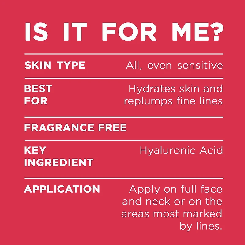 L'Oreal Paris Revitalift Crème de yeux pour le visage Hydratant avec acide hyaluronique, sans parfum, sans alcool, 30mL