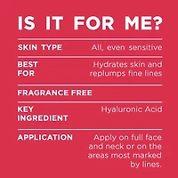 L'Oreal Paris Revitalift Crème de yeux pour le visage Hydratant avec acide hyaluronique, sans parfum, sans alcool, 30mL