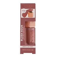 Profusion Cosmétiques | Heure du Blush, Blush liquide mat doux, Berry et gin tonic, 1 compte, 0.2 Fl. Oz.
