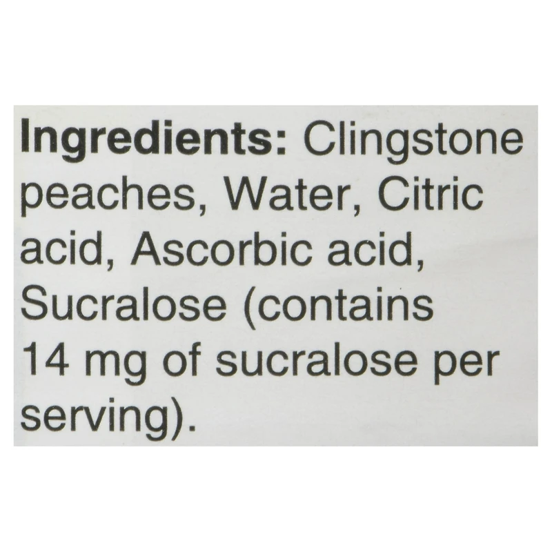 Del Monte® In Water Peach Slices