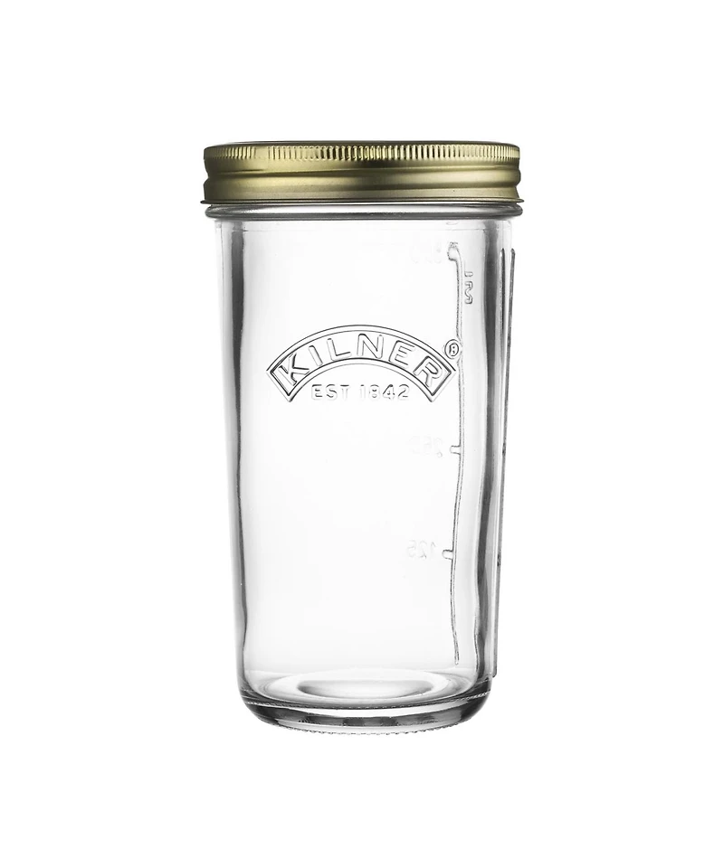 Kilner Wide Mouth Glass Mason Jars with Sealing Lids, 500ml