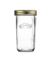 Kilner Wide Mouth Glass Mason Jars with Sealing Lids, 500ml