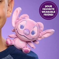 Peluche Disney Stitch & Angel perchée sur l’épaule, idéale pour les fans et les collectionneurs