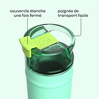 bubba Dualsip Water Bottle with Straw & 2-Way Lid, 24 oz (710 ml), Leakproof Stainless Steel Tumbler, Reusable, Dishwasher Safe, Lead & BPA-Free