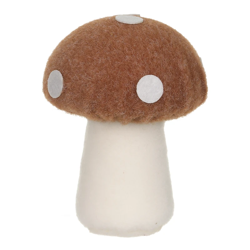 Way-to-Cel Pl Size 5''H tissu champignon brun