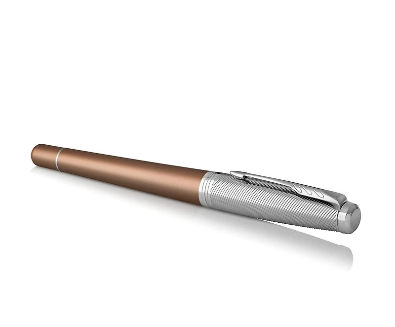 Parker Urban Fountain Pen with Fine Nib with Blue Ink Refill, Premium Orange