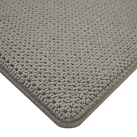 Better Homes & Gardens Signature Soft Cotton Memory Foam Bath Rug, Soft Silver, 20" x 34"