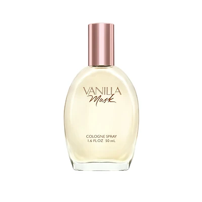 Vanilla Musk Cologne vaporisateur pour femme, formule végétalienne, parfum, vanille naturelle chaude et confortable, 50ml