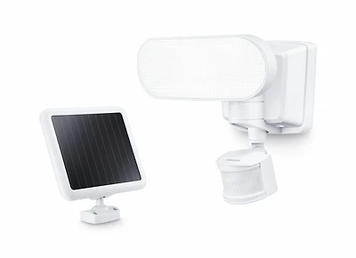 Philips 180° White Solar Powered Motion Activated Outdoor Integrated LED Flood Light