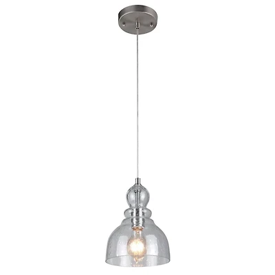 Westinghouse Luminaire Suspendu Fiona en Nickel Brossé