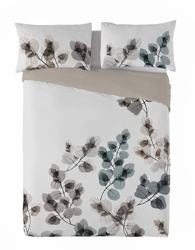 Ensemble de housse de couette Ona 3 pièces de Gouchee Home – Literie réversible en coton à imprimé botanique
