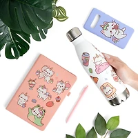 StickerYou Feuilles d'autocollants décoratifs à transfert licorne et desserts pour bricolage