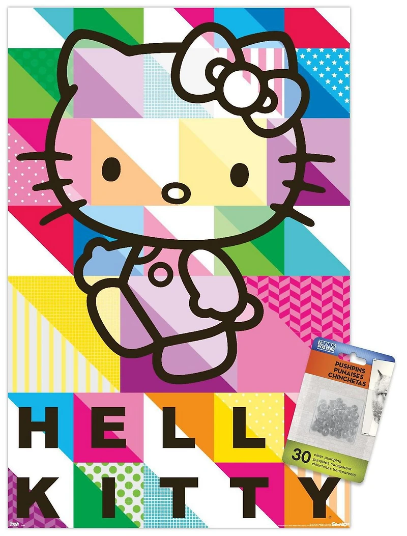 Hello Kitty - Patterns Wall Poster
