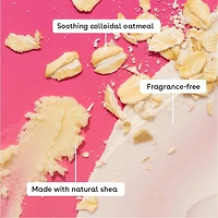 eos Shea Better™ Sensitive Moisturizing Shaving Cream, Unscented, Colloidal Oatmeal, 24H Moisture