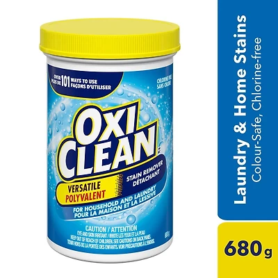 OxiClean Détachant polyvalent en poudre pour la maison et la lessive, sans danger pour les couleurs, sans chlore, 680 g