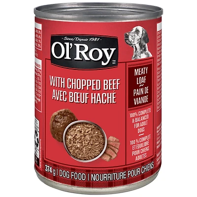 Nourriture pour chiens Pain de viande avec bœuf haché Ol’ Roy