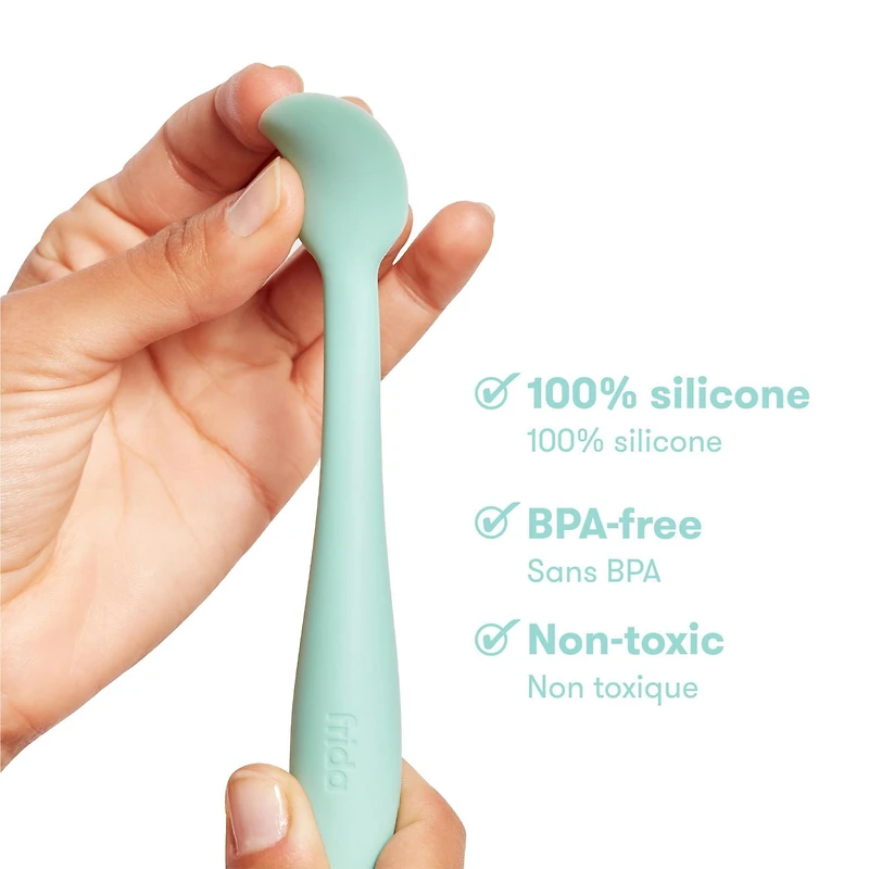 Frida Baby - Silicone Booty Brush Applicator for Infant Diaper Rash Cream and Butt Paste, Blue