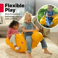 Step2 Seesaw Snail Kids Rocking Rider Resin Toy Fits 2 Toddlers, Ages 18 Months - 3 Years
