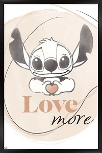 Disney Lilo and Stitch - Love More Wall Poster, 22.375" x 34"