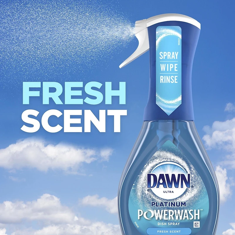Dawn Platinum Powerwash Dish Spray, Dish Soap, Fresh Scent 473ML