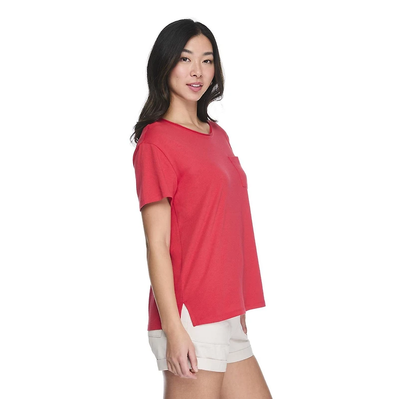 T-shirt à pochette George pour femmes