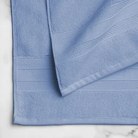 hometrends Solid 100% Cotton Bath Sheet, 1 Piece, 550 GSM, Highly Absorbent & Soft Bathsheet, Light Navy Blue