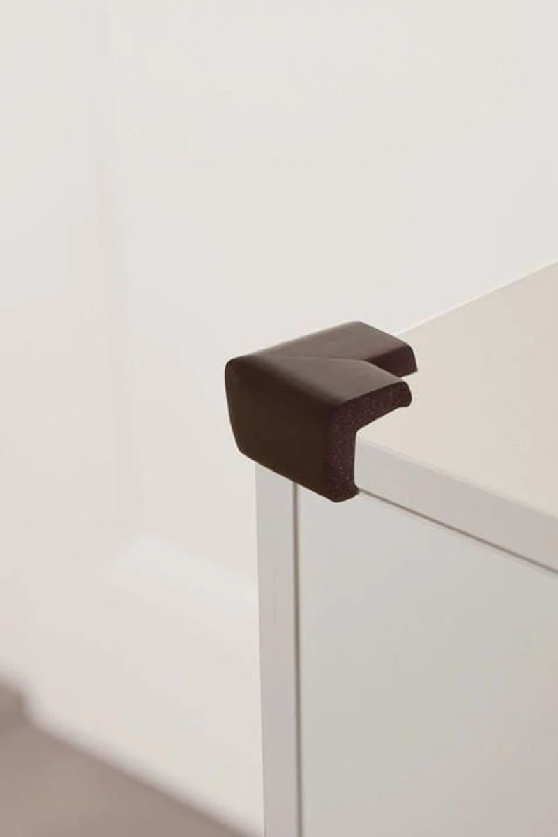 Dreambaby® Classic Foam Corner Protectors - Brown - 4pk