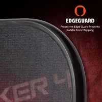 Pagaie de pickleball rouge composite Onix Stryker 4