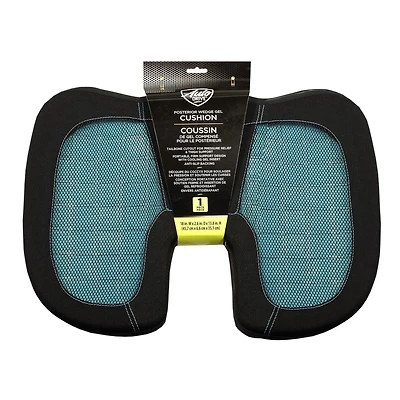 Coussin de siège en gel à cale postérieure Auto Drive, 18 po x 14 po