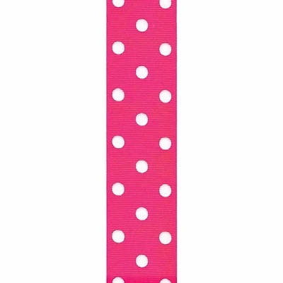Offray 39mm Polka Dot Grosgrain Ribbon