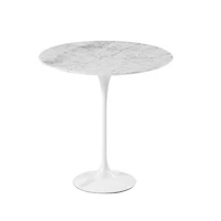 Plata Import - Marble Top White Side Table