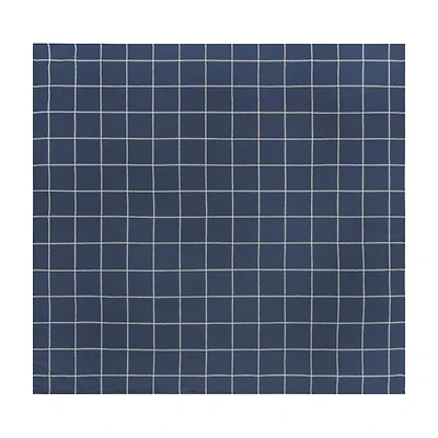 Jeté de table tissé Jamey de Better Homes & Gardens - 50" x 50" - Indigo délavé - 100 % coton