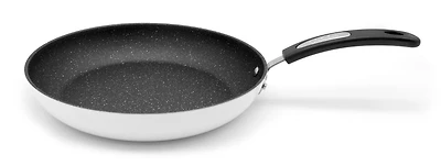Starfrit The Rock Classique 30 cm (12") Poêle, Antiadhésif, Base Ultra Épaisse, Résistant Aux Rayures, Va au Four & Lave-Vaisselle, Blanche