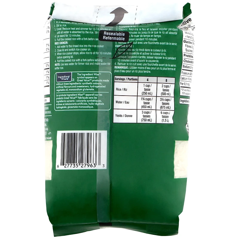 Great Value Thai Jasmine Rice
