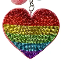 Way To Celebrate Rhinestone Heart Bag