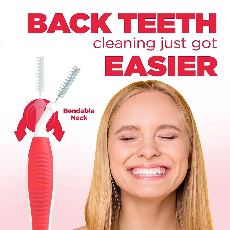 GUM® Proxabrush® Interdental Cleaning Brushes, Ultra-Tight, Remove up to 25% More Plaque, 8 Count