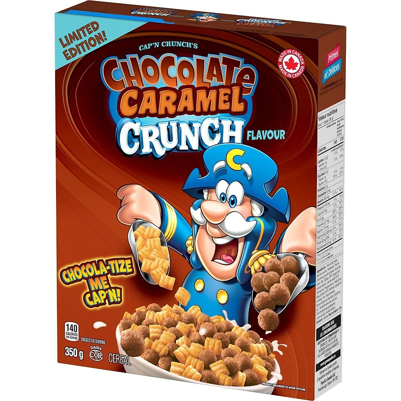 Capitaine Crounche Chocolat et Caramel Céréales Cruncy Flakes