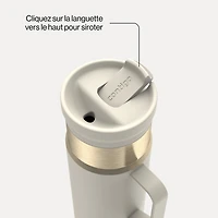Contigo SnapSeal Travel Mug with Handle, 20 oz (591 ml), Leakproof Insulated Stainless Steel Tumbler for Hot Coffee & Tea, BPA & Lead-Free