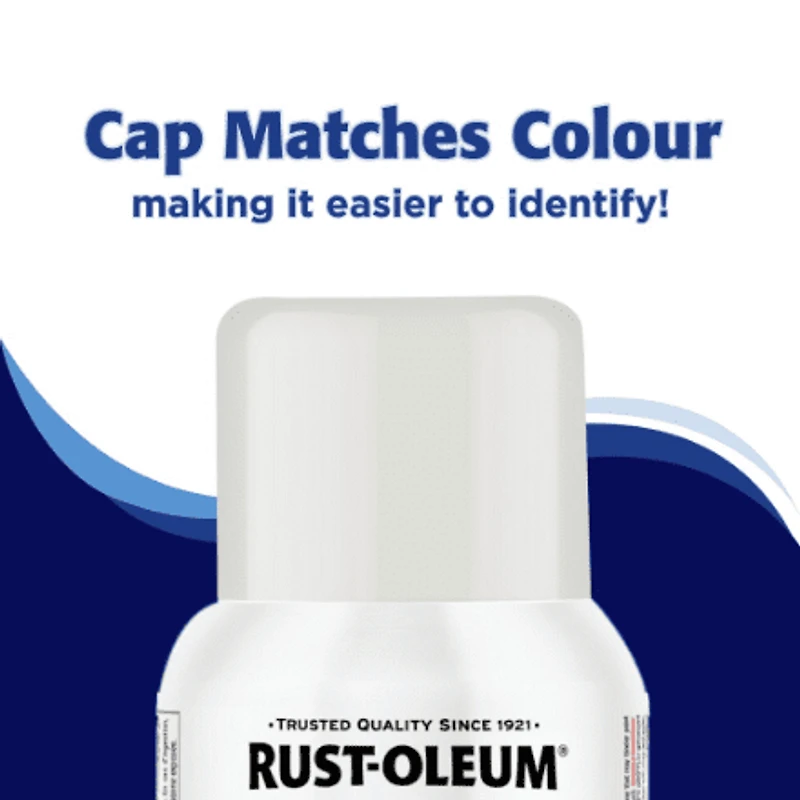 Rust-Oleum Interior/Exterior Low Odour Spray Paint in Gloss Snow White, 312g