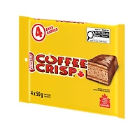 COFFEE CRISP Wafer Bars, Crispy Wafers & Coffee Crème Covered in a Thin Chocolatey Coating