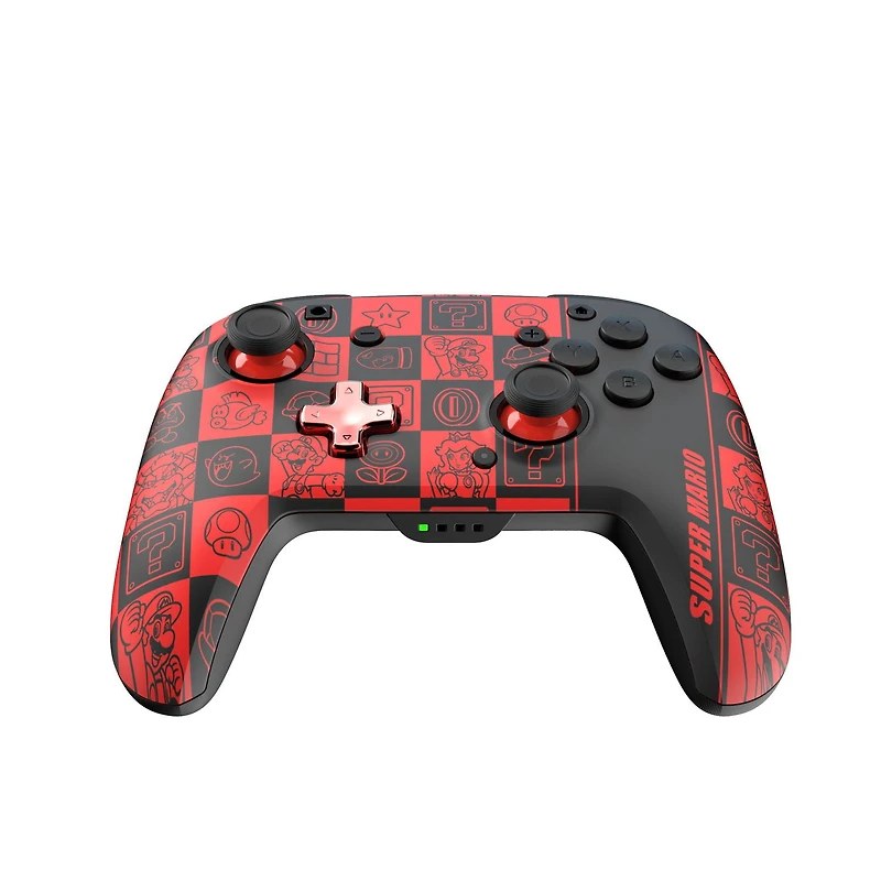 PDP REMATCH GLOW Wireless Controller: Super Icon - Nintendo Switch, & Nintendo Switch - OLED Model
