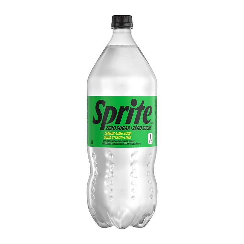 Sprite Zéro Bouteille, 2 Liters