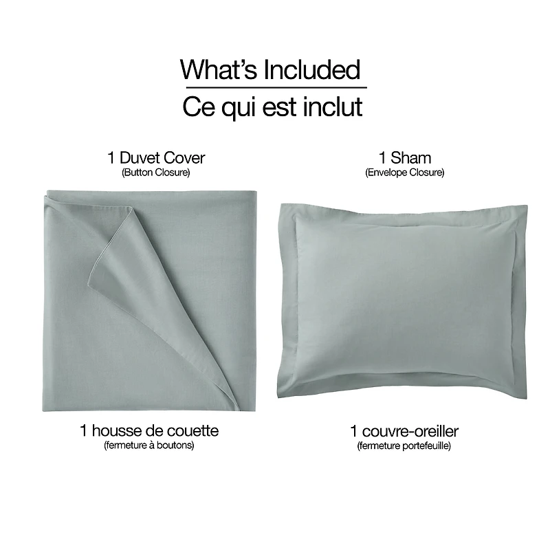 Ensemble de housse de couette Mainstays pour très grand lit