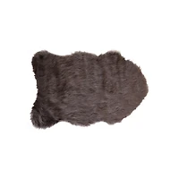 H-Luxe 2'X3' Gordon Faux Sheepskin Rug