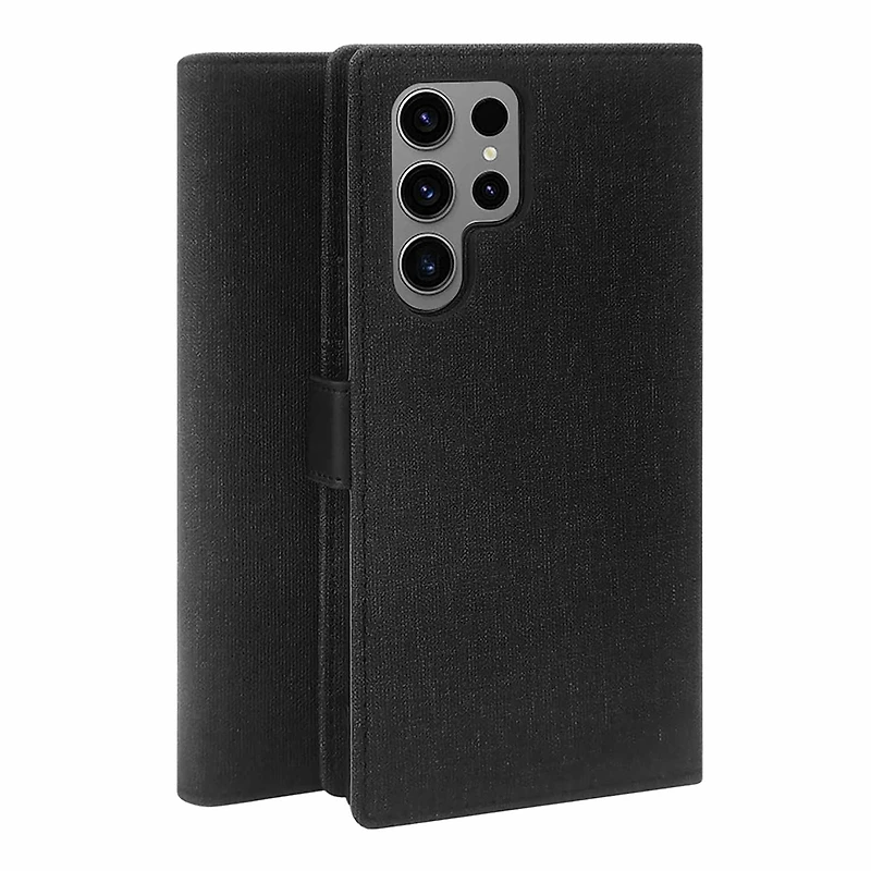 Blu Element Étui Folio 2 in 1 Noir pour Samsung Galaxy S25/Galaxy S24