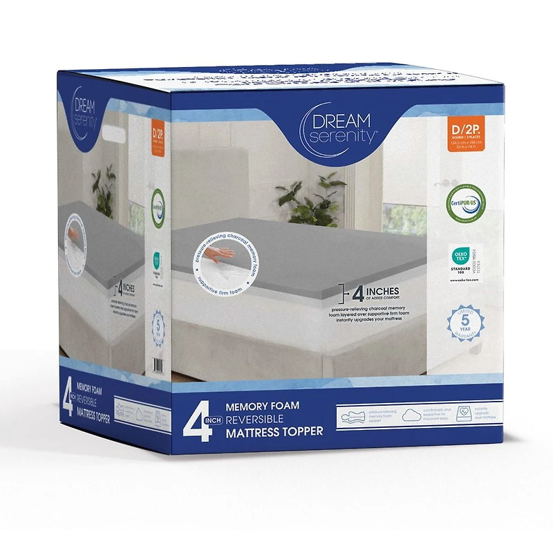 Surmatelas Dream Serenity® de 10 cm (4 pouces