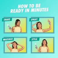 Batiste Dry Shampoo Spray, Bare Scent, Refresh Hair and Absorb Oil Between Washes, Waterless Shampoo for Added Hair Texture and Body, 200-ml