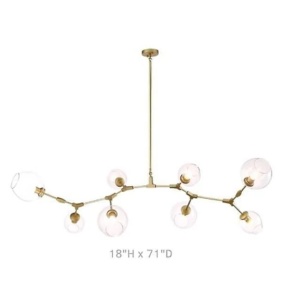 Bubble Chandelier With 8 Lights